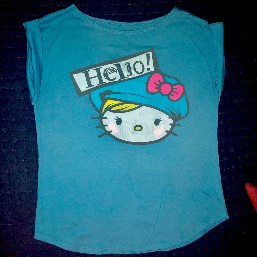 Hello Kitty Tee Shirt Juniors Size M
